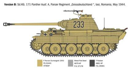 Italeri 0270S 1:35 Sd.Kfz. 171 Panther AUSF. A WA - Modellbau
