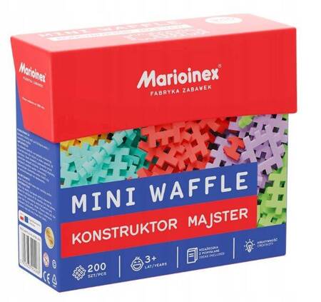 Marioinex Mini-Waffel-Steine - Baumeister 200 Stück