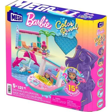 Mega Bloks MEGA Barbie Farbe Reveal Dolphin Abenteuer Ziegel