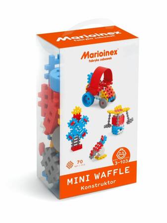 Mini-Waffelblöcke 70 Stück Junge Marioinex