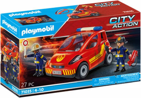 Playmobil City Action Figuren Set 71035 Kleines Feuerwehrauto