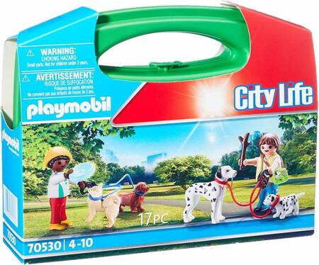 Playmobil City Life Set 70530 Box Spaziergang mit Hunden