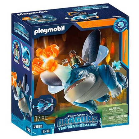 Playmobil Dragons Figuren-Set 71082 Plowhorn &amp; D'Angelo