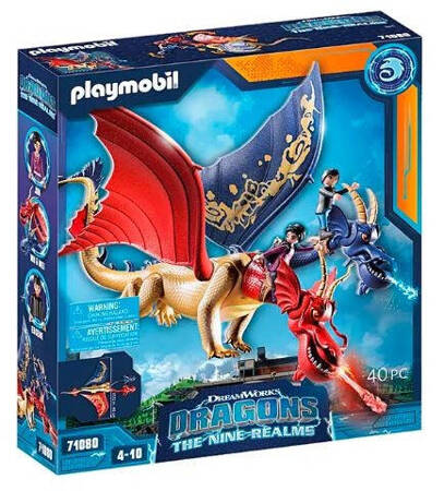 Playmobil Dragons: The Nine Realms Figurenset - Wu &amp; Wei und Jun 71080