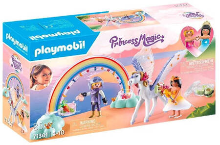 Playmobil Princess Magic 71361 Himmlischer Pegasus mit Regenbogen Figurenset