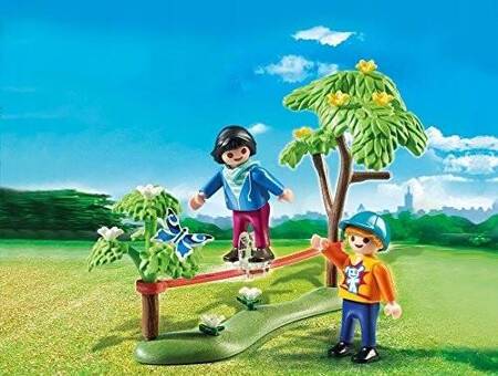 Playmobil Summer Fun Figurenset 6839 Slackline: Junge Akrobaten (Eierkarton)