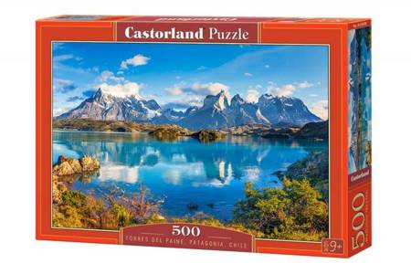 Puzzle Castorland  500 Teile Berg Torres Del Paine Patagonien Chile