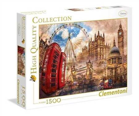 Puzzle Clementoni 1500 Teile High Quality Vintage London