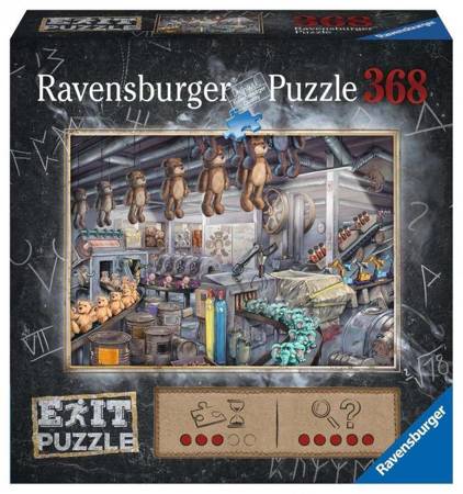 Ravensburger Puzzle  368 Teile Exit, Spielzeugfabrik