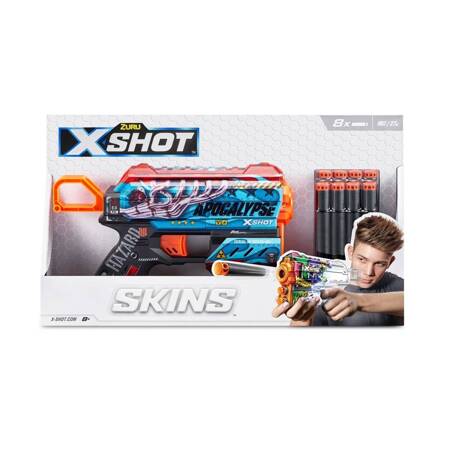 ZURU X-Shot Modell G SKINS-FLUX Abschussgerät (8 Pfeile)